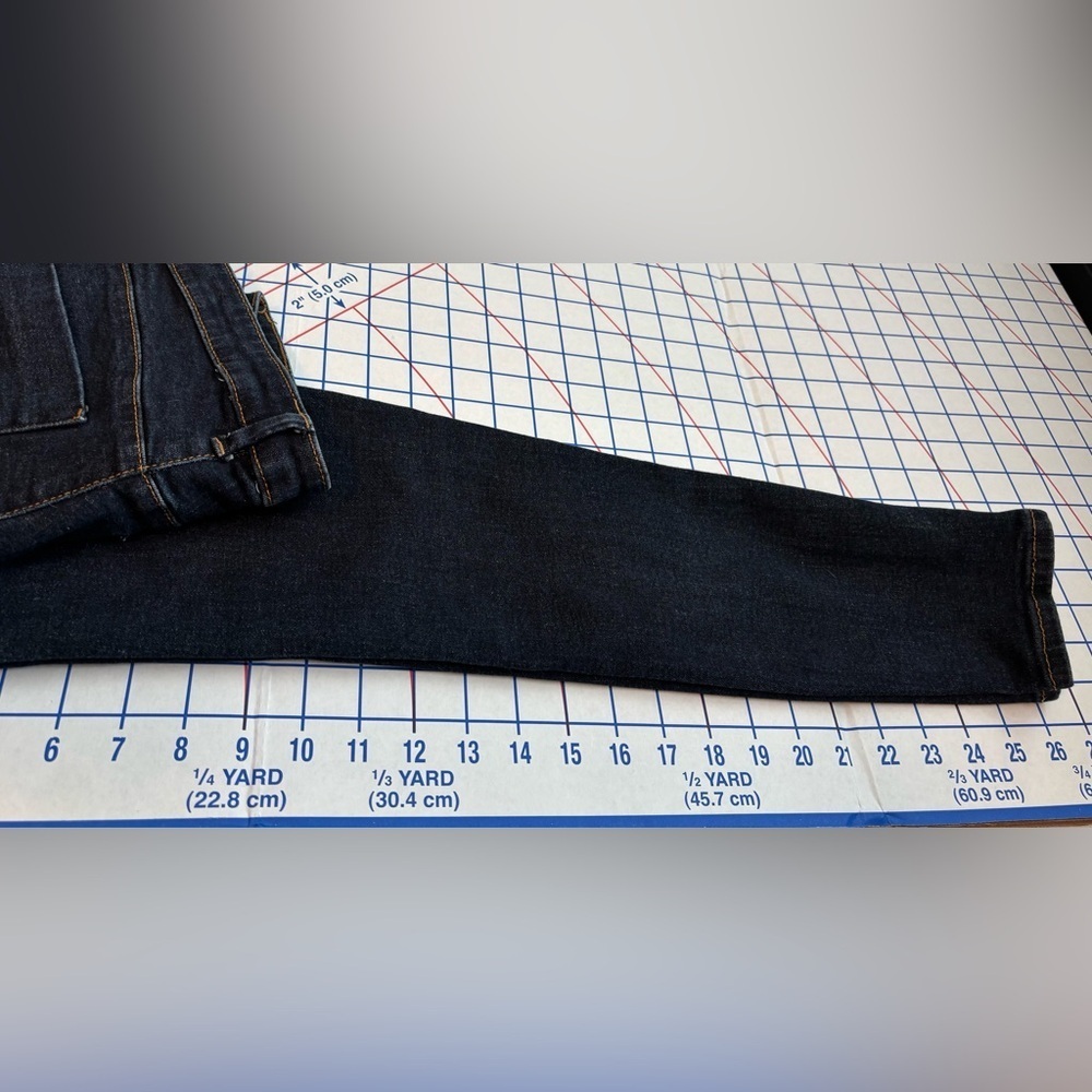H&M Dark Blue Skinny Jeans – Zipper Ankle – Size 6 - Picture 5 of 13
